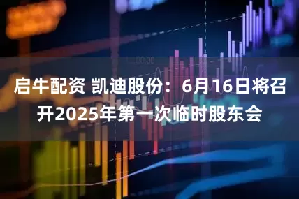 启牛配资 凯迪股份：6月16日将召开2025年第一次临时股东会
